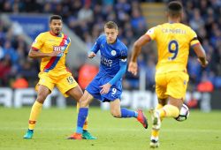 Jamie Vardy of Leicester City   during the Premier League match between Leicester City and Crystal Palace   played at King Power Stadium , Leicester on 22nd October  2016