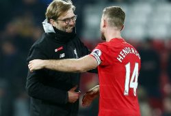 Liverpool manager Jurgen Klopp celebrates with Jordan Henderson after the Premier League match between Liverpool and Tottenham Hotspur played at Anfield, Liverpool, on 11th February 2017 / Football - Premier League 2016/17 Liverpool v Tottenham Hotspur Anfield, Anfield Rd, Liverpool, United Kingdom 11 February 2017 Â PUBLICATIONxNOTxINxUKxFRAxNEDxESPxSWExPOLxCHNxJPN BPI_MW_Liverpool_Tottenham_45.jpg

Liverpool Manager Jurgen Klopp Celebrates with Jordan Henderson After The Premier League Match between Liverpool and Tottenham Hotspur played AT Anfield Liverpool ON 11th February 2017 Football Premier League 2016 17 Liverpool v Tottenham Hotspur Anfield Anfield rd Liverpool United Kingdom 11 February 2017 Â PUBLICATIONxNOTxINxUKxFRAxNEDxESPxSWExPOLxCHNxJPN  jpg