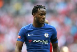 Michy Batshuayi of Chelsea during The FA Community Shield between Arsenal and Chelsea on the 6th August 2017 at Wembley Stadium, London.