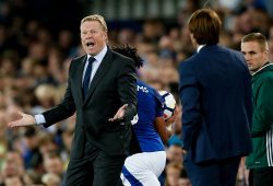 Everton manager Ronald Koeman appeals