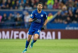 Riyad Mahrez of Leicester City during the Premier League match between Leicester City and Tottenham Hotspur at the King Power Stadium, Leicester, England on 18 May 2017. PUBLICATIONxNOTxINxUK Copyright: xMatthewxBuchanx 15480082

Riyad Mahrez of Leicester City during The Premier League Match between Leicester City and Tottenham Hotspur AT The King Power Stage Leicester England ON 18 May 2017 PUBLICATIONxNOTxINxUK Copyright