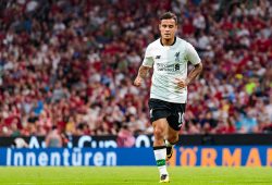 01.08.2017, Allianz Arena, Muenchen, GER, Audi Cup, FC Bayern Muenchen vs FC Liverpool, im Bild Philippe Coutinho (FC Liverpool) // during the Audi Cup Match between FC Bayern Munich and FC Liverpool at the Allianz Arena, Munich, Germany on 2017/08/01. Mnchen PUBLICATIONxNOTxINxAUT EP_FEI

01 08 2017 Alliance Arena Munich ger Audi Cup FC Bavaria Munich vs FC Liverpool in Picture Philippe Coutinho FC Liverpool during The Audi Cup Match between FC Bavaria Munich and FC Liverpool AT The Alliance Arena Munich Germany ON 2017 08 01 Mnchen PUBLICATIONxNOTxINxAUT EP_FEI