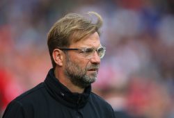 Liverpool Manager Jurgen Klopp looks on prior to kick-off