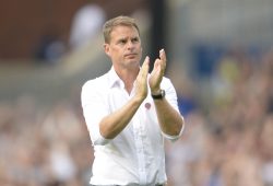Frank de Boer manager of Crystal Palace at full time