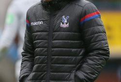 Crystal Palace manager Frank de Boer walks back to the changing rooms after he game