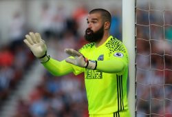 West Bromwich Albion's Boaz Myhill during the EFL Cup second Round match between Northampton Town and West Bromwich Albion played at Sixfields Stadium, Northampton on 23rd August 2016