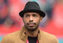 Former France and Arsenal players Thierry Henry