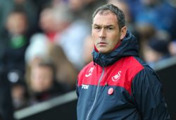 21st October 2017, Liberty Stadium, Swansea, Wales; EPL Premier League football, Swansea City versus Leicester City; Paul Clement manager of Swansea City before the match PUBLICATIONxINxGERxSUIxAUTxHUNxSWExNORxDENxFINxONLY ActionPlus11942065