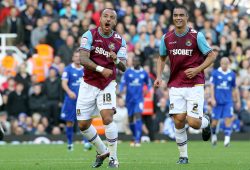 Bildnummer: 08901675  Datum: 29.10.2011  Copyright: imago/Sportimage
West Ham v Leicester City 29.10.2011 West Hams Julien Faubert scores the hammers second NPOWER Championship West Ham United vs Leicester City 29th October, 2011 PUBLICATIONxNOTxINxUK; Fussball Herren England Football League Championship 2011 2012 xcb x1x 2011 quer 

Image number 08901675 date 29 10 2011 Copyright imago  West Ham v Leicester City 29 10 2011 West Hams Julien Faubert Scores The Hammers Second npower Championship West Ham United vs Leicester City 29th October 2011 PUBLICATIONxNOTxINxUK Football men England Football League Championship 2011 2012  x1x 2011 horizontal