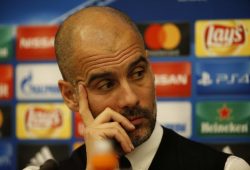 Pep Guardiola coach of Manchester City attends a press conference at the eve of the Champions League  soccer match against Napoli ,   31/10/2017
<P>
Pictured: pep Guardiola
<B>Ref: SPL1613624  311017  </B><BR />
Picture by: NApress<BR />
</P><P>
<B>Splash News and Pictures</B><BR />
Los Angeles:	310-821-2666<BR />
New York:	212-619-2666<BR />
London:	870-934-2666<BR />
photodesk@splashnews.com<BR />
</P>