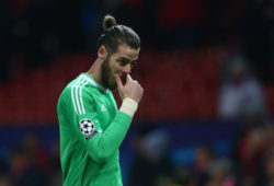 David de Gea of Manchester United dejected