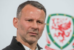Ryan Giggs, the Wales football Manager speaks at a press conference at St Fagans Museum in Cardiff today ahead of the China Cup tournament at the end of the month.