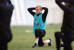 England player Jack Wilshere attends their training session