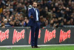 England manager Gareth Southgate gestures on the touchline