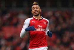 Pierre-Emerick Aubameyang of Arsenal - Arsenal v Stoke City, Premier League, Emirates Stadium, London - 1st April 2018.