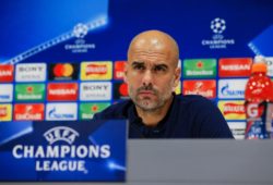 Manchester City manager Pep Guardiola during the press conference