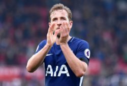 Harry Kane applauds the fans after the game 1-2 during the Premier League match between Stoke City and Tottenham Hotspur at the Bet365 Stadium, Stoke-on-Trent. Picture by Alan Franklin