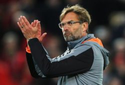 Liverpool head coach Jurgen Klopp applauds the fans