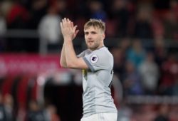 Luke Shaw of Man Utd during the Premier League match between Bournemouth and Manchester United ManU at the Goldsands Stadium, Bournemouth, England on 18 April 2018. PUBLICATIONxNOTxINxUK Copyright: xAndyxRowlandx PMI-1975-0025