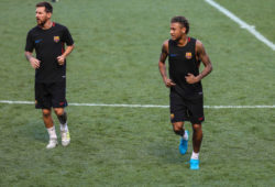 Neymar., Lionel Messi
Fans invaded Barcelona's  training session one day before the openning of the 2017 International Champions Cup