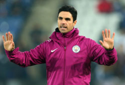 Manchester City coach Mikel Arteta