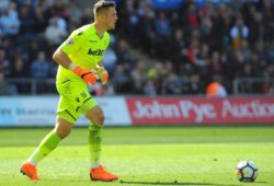 Jack Butland of Stoke City in action-Mandatory by-line: Nizaam Jones/JMP- 13/05/2018
