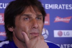 Antonio Conte
Antonio Conte, Chelsea Football Club's Manager talks to the press about his team prospects in the FA CUP Final tomorrow} at Wembley Stadium against Manchester United.