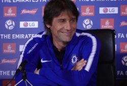 Antonio Conte
Antonio Conte, Chelsea Football Club's Manager talks to the press about his team prospects in the FA CUP Final tomorrow} at Wembley Stadium against Manchester United.