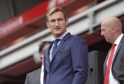 09.09.2016. Anfield, Liverpool, England. Official Opening of Anfield s Main Stand. Reds legend Sami Hyypia arrives at today s opening ceremony. xAlanxMartinx PUBLICATIONxINxGERxSUIxAUTxHUNxSWExNORxDENxFINxONLY ActionPlus11786232

09 09 2016 Anfield Liverpool England Official Opening of Anfield s Main stand Reds Legend Sami Hyypia arrives AT Today s Opening Ceremony xAlanxMartinx PUBLICATIONxINxGERxSUIxAUTxHUNxSWExNORxDENxFINxONLY