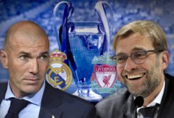 FOTOMONTAGE: Vorschau zum CL Finale Real Madrid-FC Liverpool am 26.05.2018 in Kiew. Zum grossen Showdown kommt es beim Championsleaguefinale zwischen den beiden Trainern Zinedine ZIDANE (li,Madrid) und Juergen KLOPP (Liverpool), Pokal,Trophaee,Pott,Sachaufnahme. Siegerehrung. Uefa Champions League Finale 2018. *** FOTOMONTAGE Preview of the CL Final Real Madrid FC Liverpool on 26 05 2018 in Kiev The big showdown will take place between the two coaches Zinedine ZIDANE li Madrid and Juergen KLOPP Liverpool Cup Trophée Pott Sachaufnahme Uefa Champions League Final 2018