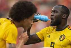 Romelu LUKAKU drinking during a friendly game between Belgium and Costa Rica, as part of preparations for the 2018 FIFA World Cup WM Weltmeisterschaft Fussball in Russia, on June 11, 2018 in Brussels, Belgium. Photo by Frank Abbeloos - Isosport Belgium vs Costa Rica PUBLICATIONxNOTxINxNED x2248587x