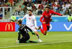 England v Tunisia 2018 FIFA World Cup WM Weltmeisterschaft Fussball Dele Alli of England in action during the England v Tunisia 2018 FIFA World Cup match at Volgograd Arena, Volgograd PUBLICATIONxNOTxINxUK Copyright: xPaulxChestertonx FIL-11920-0240