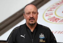 St. Patrick's Athletic vs Newcastle United. Newcastle manager Rafa Benitez