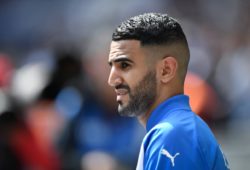 Football - 2017 / 2018 Premier League - Tottenham Hotspur vs. Leicester City Leicester City s Riyad Mahrez comes out onto the pitch, at Wembley Stadium. COLORSPORT/ASHLEY WESTERN PUBLICATIONxNOTxINxUK