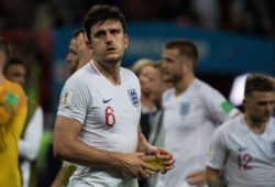 Harry MAGUIRE (ENG) ist enttaeuscht, enttäuscht, Enttäuschung, Enttaeuschung, traurig, frustriert, Frust, gefrustet, halbe Figur, Halbfigur, Kroatien (CRO) - England (ENG) 2:1, Halbfinale, Spiel 62, am 11.07.2018 in Moskau; Fussball Weltmeisterschaft 2018 in Russland vom 14.06. - 15.07.2018. Â *** Harry MAGUIRE ENG is disappointed disappointed disappointment disappointment sad frustrated frustration frustrated half figure half figure Croatia CRO England ENG 2 1 Semifinals match 62 on 11 07 2018 in Moscow Football World Cup 2018 in Russia from 14 06 15 07 2018 Â