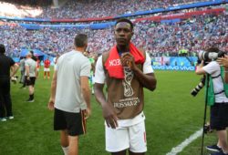 Danny Welbeck of England leaves the pitch during the FIFA World Cup WM Weltmeisterschaft Fussball 2018 Third Place Play Off match at the St Petersburg Stadium, St Petersburg. Picture date 14th July 2018. Picture credit should read: David Klein/Sportimage PUBLICATIONxNOTxINxUK