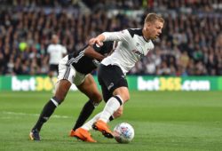 Derby County striker Matej Vydra (23) during the EFL Sky Bet Championship match between Derby County and Fulham at the Pride Park, Derby. Picture by Jon Hobley