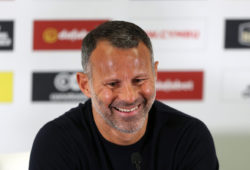 Wales Manager Ryan Giggs talks to the media.