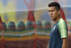 Brazilian Training in Kazan KAZAN, RT - 05.07.2018: BRAZILIAN TRAINING IN KAZAN - Roberto Firmino of Brazil during an official training held at the Tsentralny stadium in Kazan, Russia. The Brazilian team is preparing to face Belgium in the qualifying rounds of the 2018 World Cup at the Kazan Arena tomorrow. (Photo: Rodolfo Buhrer/La Imagem/Fotoarena) x1562503x PUBLICATIONxNOTxINxBRA RodolfoxBuhrer