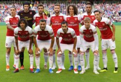 Arsenal v Chelsea International Champions Cup Arsenal team photo during the International Champions Cup match at the Aviva Stadium, Dublin PUBLICATIONxNOTxINxUK Copyright: xYannisxHalasx FIL-12100-0002