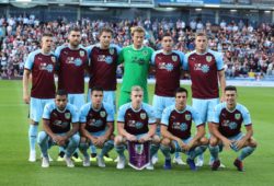 Burnley team group Mannschaftsbild Totale before the Europa League Qualifying Second Round 2nd Leg match at Turf Moor Stadium, Burnley. Picture date: 02nd August 2018. Picture credit should read: Simon Bellis/Sportimage PUBLICATIONxNOTxINxUK