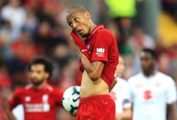 Liverpool s Fabinho prepares to take a penalty during the pre-season friendly match at Anfield Stadium, Liverpool. Picture date 7th August 2018. Picture credit should read: Matt McNulty/Sportimage PUBLICATIONxNOTxINxUK