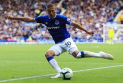 Everton s Richarlison during the Premier League match at Goodison Park Stadium, Liverpool. Picture date 18th August 2018. Picture credit should read: Matt McNulty/Sportimage PUBLICATIONxNOTxINxUK