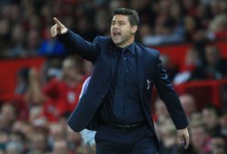 Mauricio Pochettino manager of Tottenham gestures during the Premier League match at Old Trafford Stadium, Manchester. Picture date 27th August 2018. Picture credit should read: Matt McNulty/Sportimage PUBLICATIONxNOTxINxUK