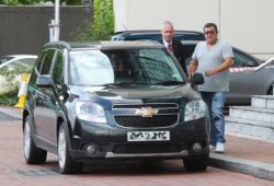 Paul Pogba's agent Mino Raiola leaves The Lowry Hotel on Tuesday morning to be driven away by a Manchester United driver.
2016-08-09
(c) Empics / IBL