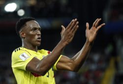 4.07643557 Yerry Mina of Colombia during the 2018 FIFA World Cup Russia round of 16 match between Columbia and England at the Spartak stadium  on July 03, 2018 in Moscow, Russia 
IBL