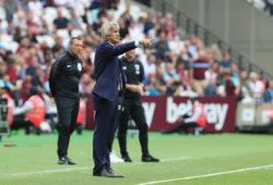 4.07688993 West Ham United manager Manuel Pellegrini during the Premier League match between West Ham United and Bournemouth at the London Stadium, London, England on August 18th , 2018, Photo Bennett Dean / ProSportImages / DPPI 
IBL