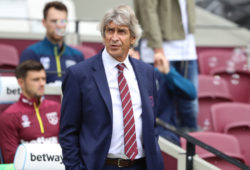 4.07689007 West Ham United manager Manuel Pellegrini during the Premier League match between West Ham United and Bournemouth at the London Stadium, London, England on August 18th , 2018, Photo Bennett Dean / ProSportImages / DPPI 
IBL