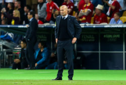 Real Madrid head coach Zinedine Zidane