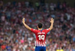 Diego Costa of Atletico Madrid during La Liga football match between Atletico Madrid and Rayo Vallecano played at the Wanda Metropolitano Stadium in Madrid, on August 25th 2018